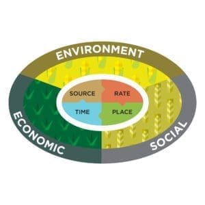 4Rs of Nutrient Stewardship Graphic